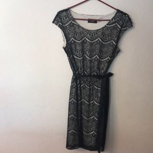 Black and White lace dress